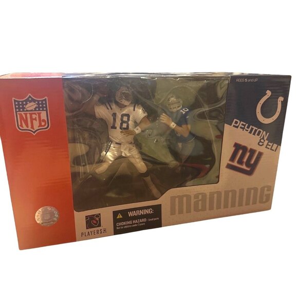 Manning Brothers NFL Deluxe Two-Pack  Peyton & Eli 1998 & 2004 Draft Picks - Picture 7 of 10